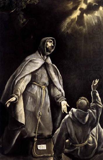 St Francis's Vision of the Flaming Torch, GRECO, El